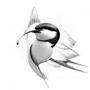 Swallow Bird tattoo design idea