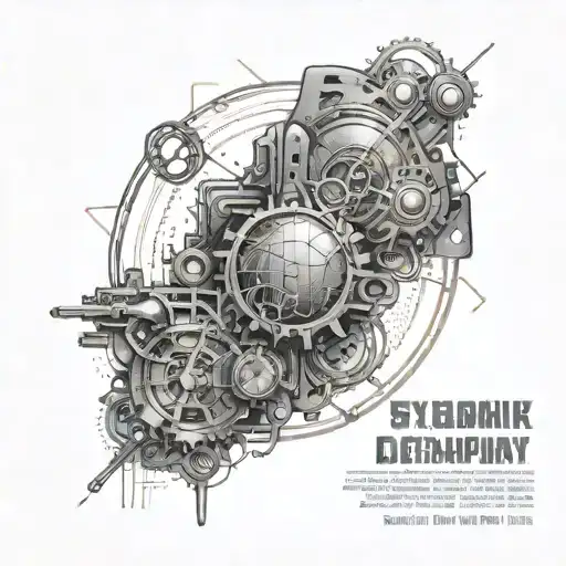 A futuristic steampunk design incorporating elements from Cyberpunk 2077 game with a philosophical quote in binary code tattoo design idea