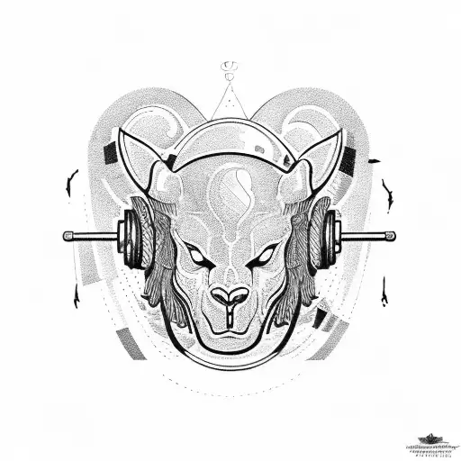 Combine the stoic philosophy with weight lifting tattoo design idea