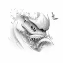 L and J cursive together  tattoo design idea