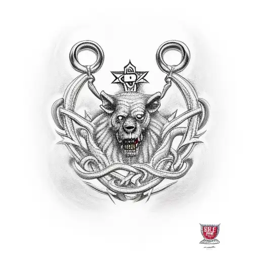 cruz de mauta tattoo design idea