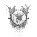 Memory Card Play Station tattoo design idea