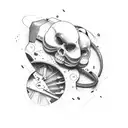 Memory Card Play Station tattoo design idea