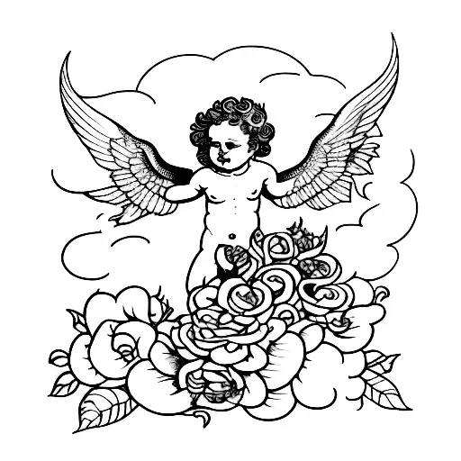 cherub  tattoo design idea