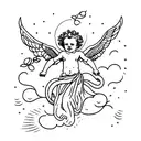 cherub  tattoo design idea