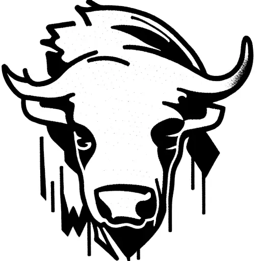 bison matyo tattoo design idea