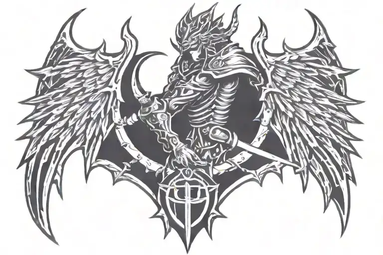 berserk anime backfrontneck emblem tattoo design tattoo design idea