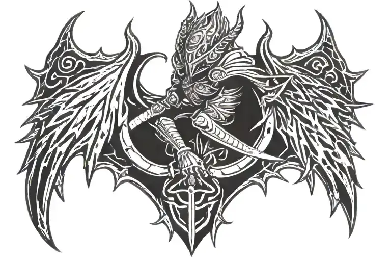 berserk anime backfrontneck emblem tattoo design tattoo design idea