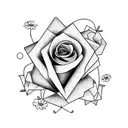 Mabel in rose tattoo design idea