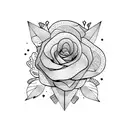 Mabel in rose tattoo design idea