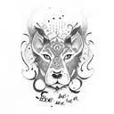 Caligraphy of "be wild, be kind, be real" tattoo design idea