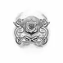 Caligraphy of "be wild, be kind, be real" tattoo design idea