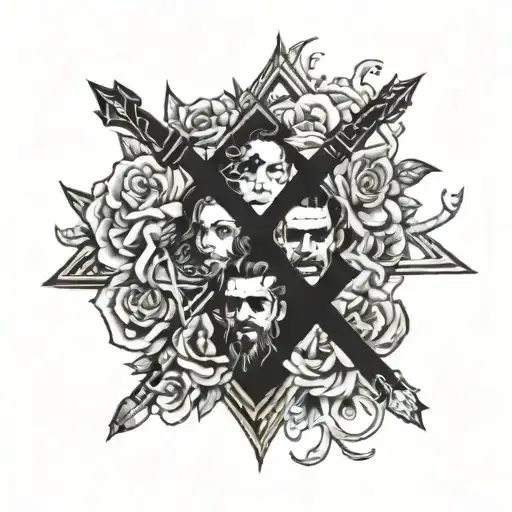 suicideboys related tattoo design idea