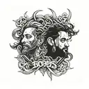 suicideboys related tattoo design idea