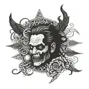 suicideboys related tattoo design idea