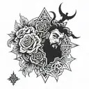 suicideboys related tattoo design idea