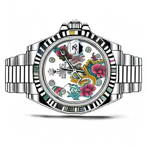 Rolex watch tattoo design idea