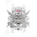 Money tattoo design idea