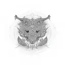 Paisley pattern tattoo design idea