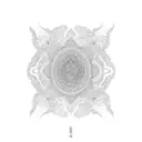 Paisley pattern tattoo design idea