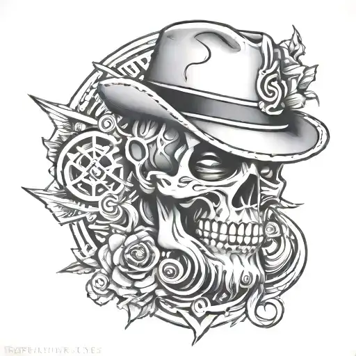 gangsta tattoo tattoo design idea