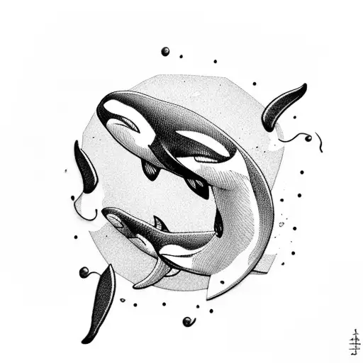 orca tattoo design idea