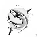 orca tattoo design idea