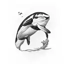 orca tattoo design idea