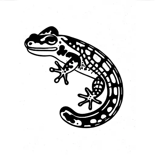 gecko leopardo tattoo design idea