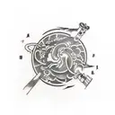 sisyphus  tattoo design idea