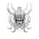 Viking bindrune  tattoo design idea