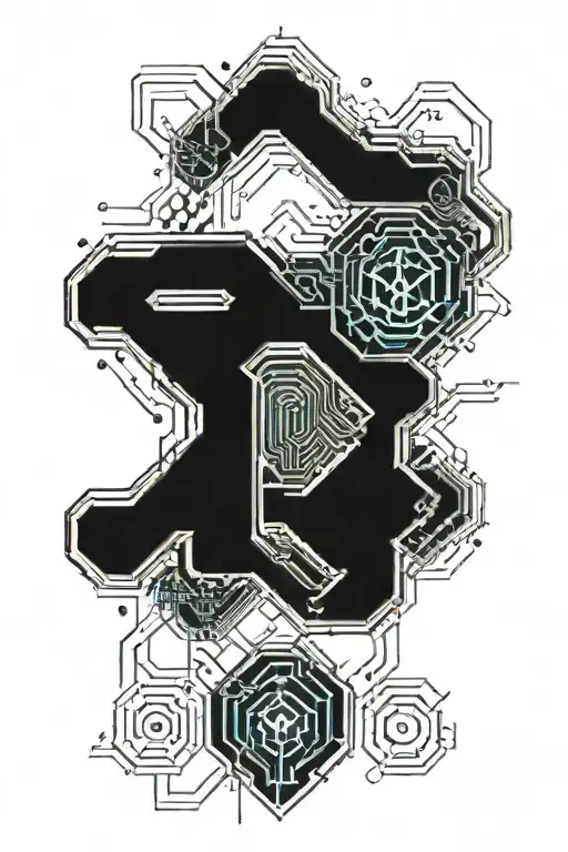 143 numbers  tattoo design idea