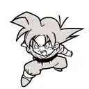 goku tattoo design idea