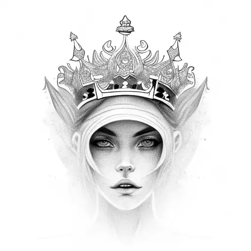 Victoria name, with black background and shaded letters, may contain crowns, flowers, etc tattoo design idea