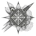  tattoo design that represents loss, love, strength and loyalty and it has the number 0530 with linear shapes tattoo design idea