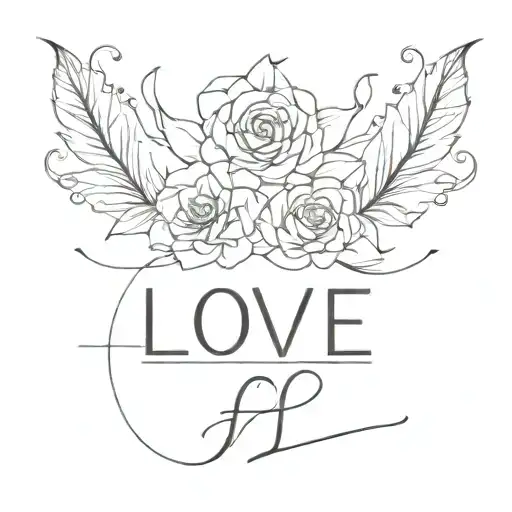 love fate tattoo design idea