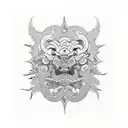 key with lock  tattoo design idea