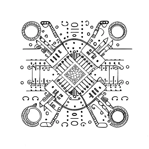 cribbage board and or pegs tattoo design idea