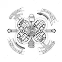 cribbage board and or pegs tattoo design idea