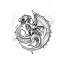 Targaryen symbol tattoo design idea