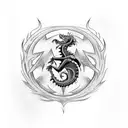 Targaryen symbol tattoo design idea