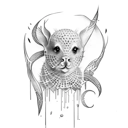 kiwi tattoo design idea