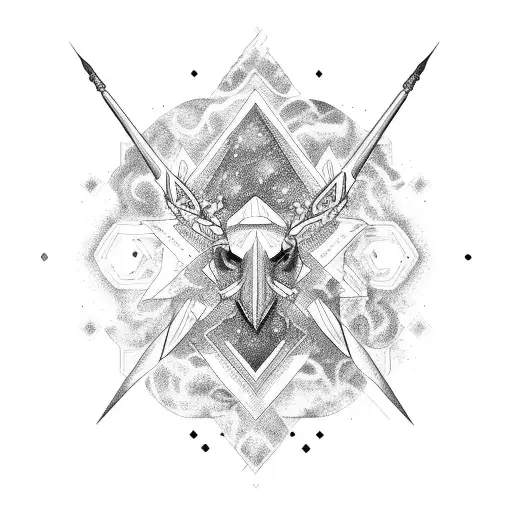 Orion constelación  tattoo design idea