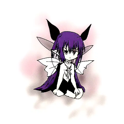 Dark Fairy tattoo design idea