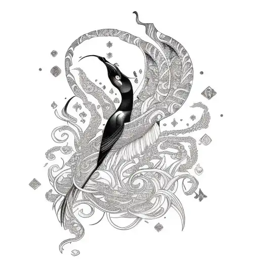 Zodiac: Aquarius Design Temporary Tattoo