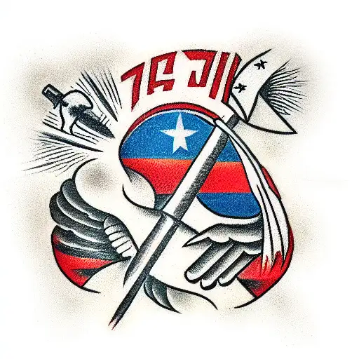 Hammer and Sickle of the USSR tattoo design idea