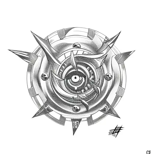 beyblade tattoo design idea