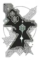 sandevistan cyberpunk edgerunners tattoo design idea