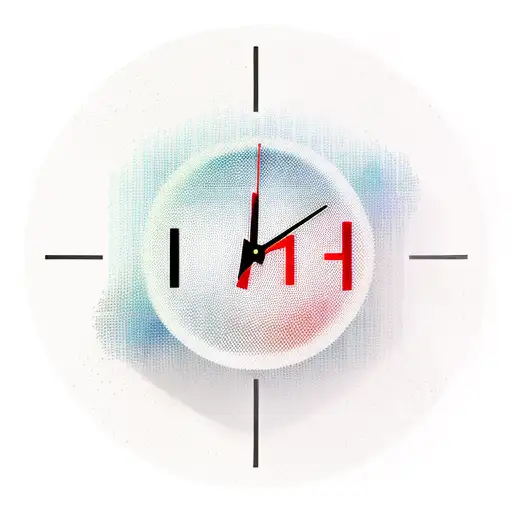 digital clock with the time as 11:45 pm tattoo design idea