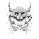 11:45 tattoo design idea